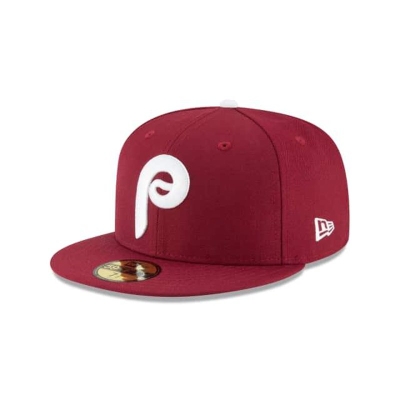 Sapca New Era Philadelphia Phillies MLB 1970 Cooperstown Wool 59FIFTY Fitted - Rosii